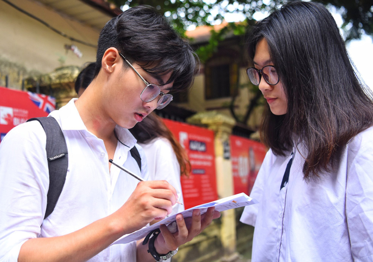 Thí sinh thi THPT quốc gia 2019. Ảnh: Quỳnh Trần