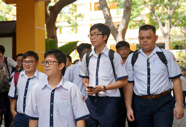 Thí sinh dự thi THPT quốc gia năm 2019 tại TP HCM. Ảnh: Mạnh Tùng.