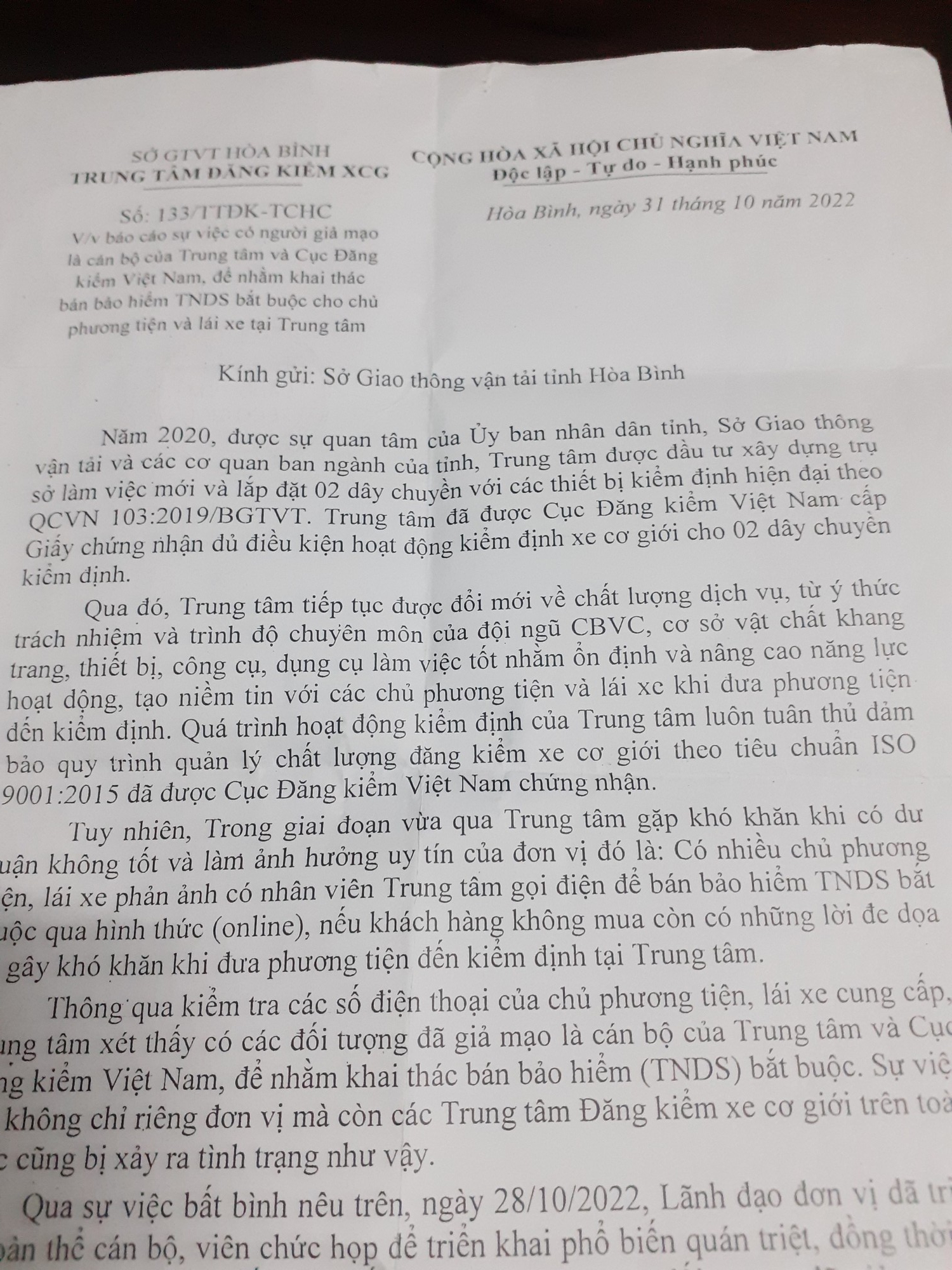 Công ty Đại Việt giả mạo nhiều trung tâm đăng kiểm để bán bảo hiểm xe ôtô - Ảnh 3.