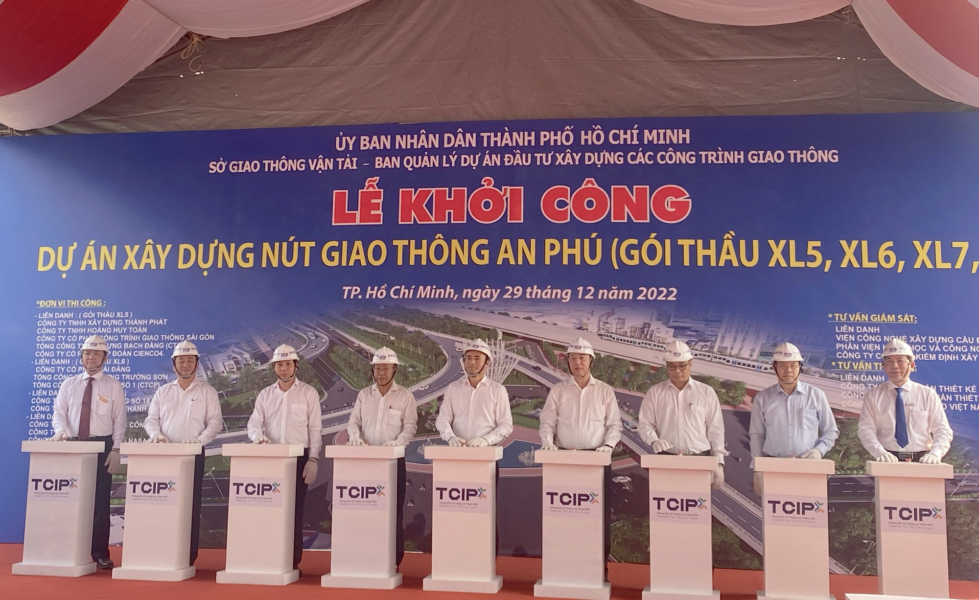 TP.HCM khởi công nút giao An Phú hơn 3.400 tỷ đồng - Ảnh 1.