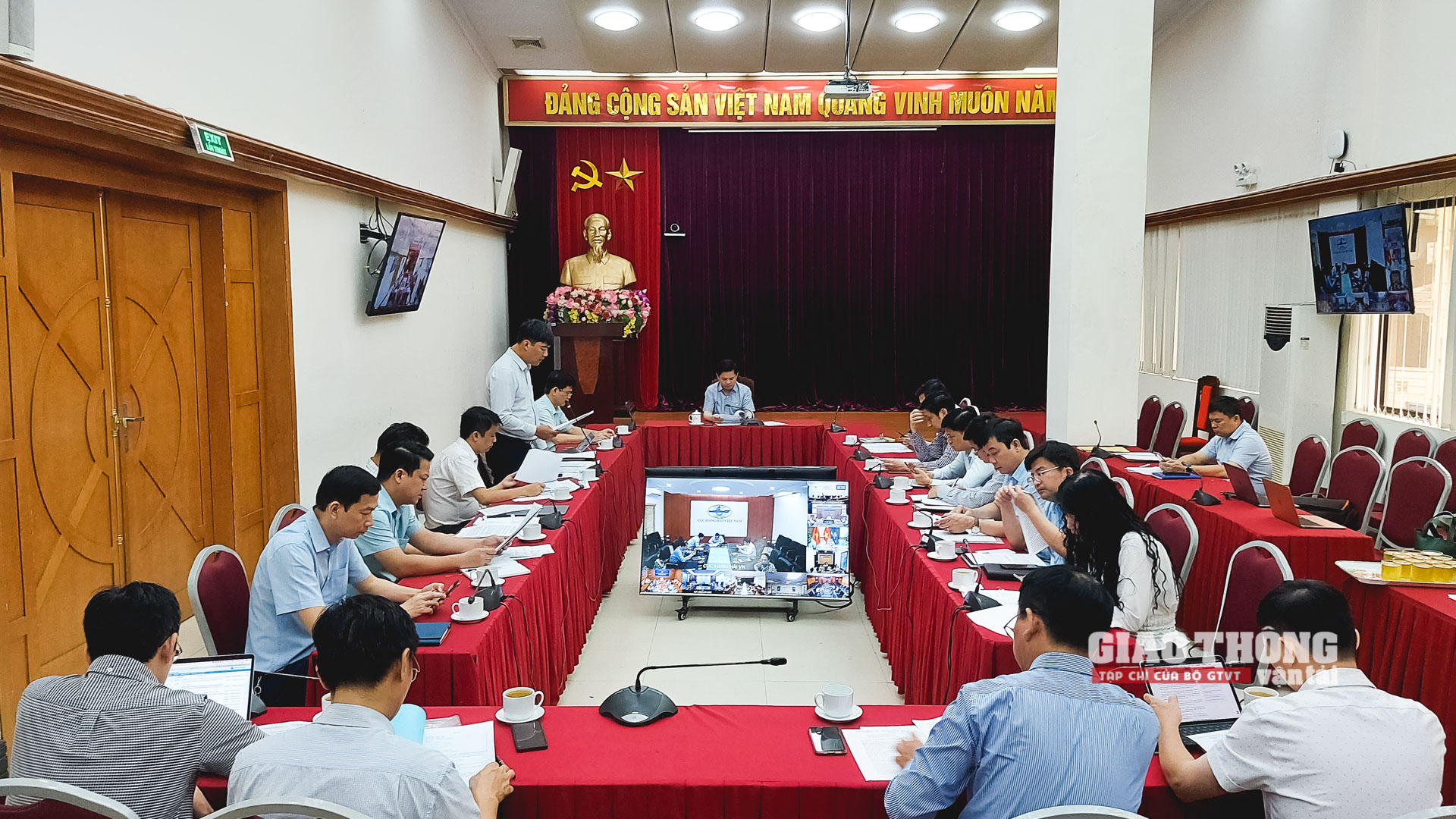 Cuộc họp giao ban của Bộ GTVT về tình hình thực hiện nhiệm vụ công tác tháng 8 và phương hướng nhiệm vụ trọng tâm tháng 9 năm 2022