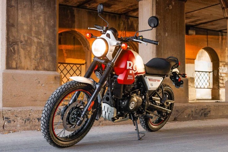 Royal Enfield Scram 411 - Mẫu xe chạy đa địa hình dáng cổ điển - Ảnh 3.