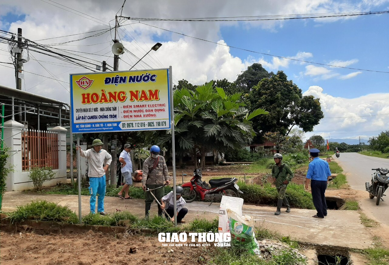 Tái diễn lấn chiếm hành lang an toàn đường bộ ở Gia Lai, Kon Tum và Quảng Nam - Ảnh 7.