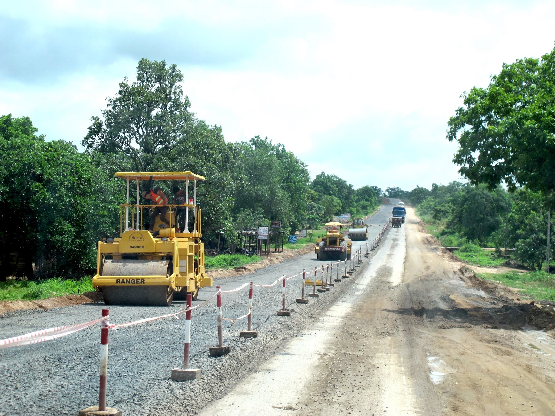 Thi công đường Hồ Chi Minh đoạn qua tỉnh Gia Lai