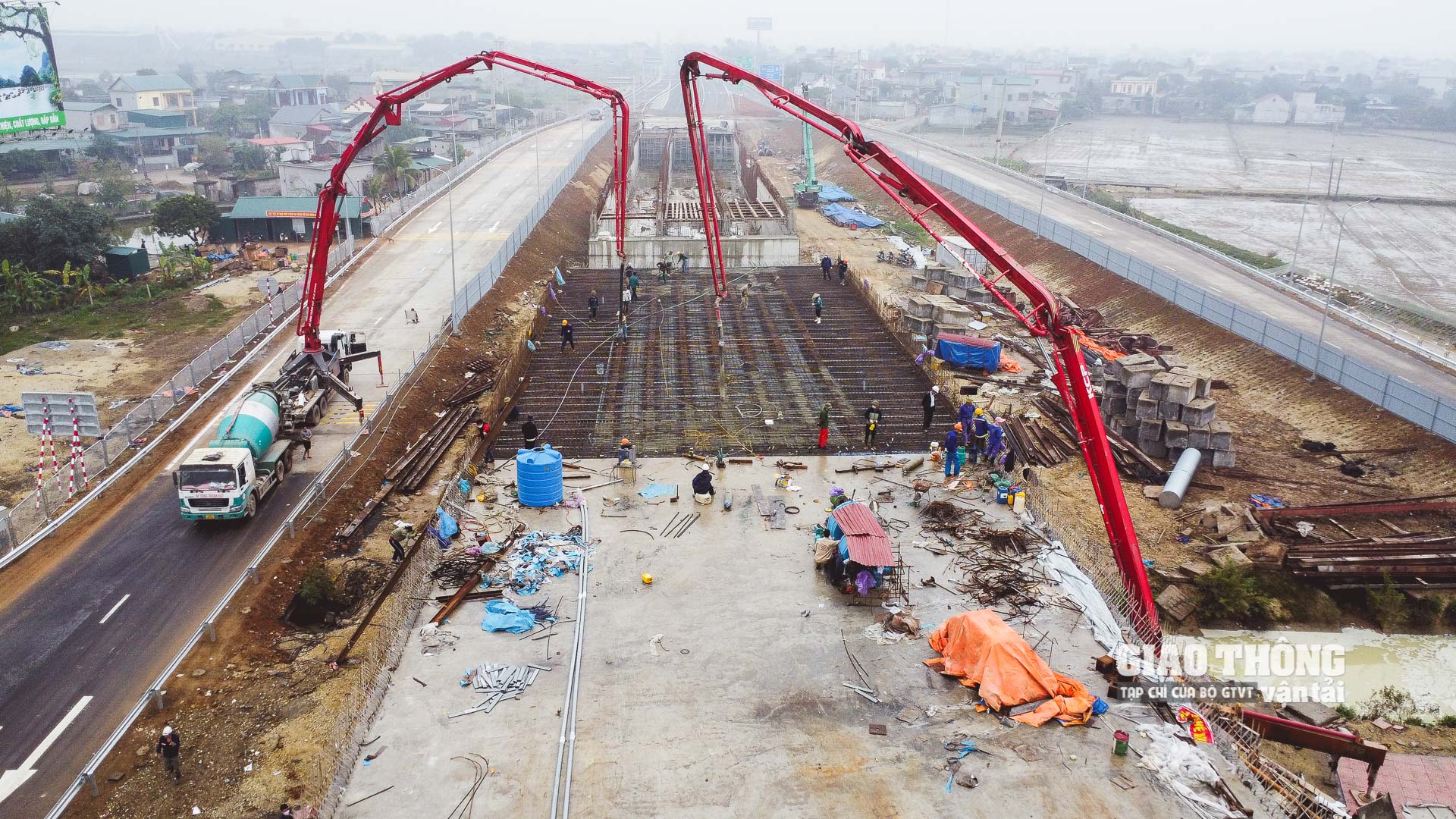 Thi công cao tốc Mai Sơn - QL45