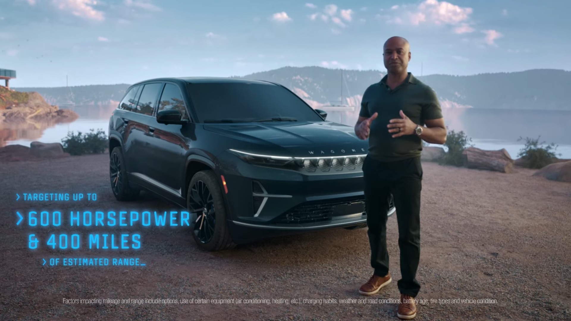 Jeep Wagoneer S mới, mẫu SUV động cơ điện 600HP di chuyển 644 km cho một lần sạc - Ảnh 1.