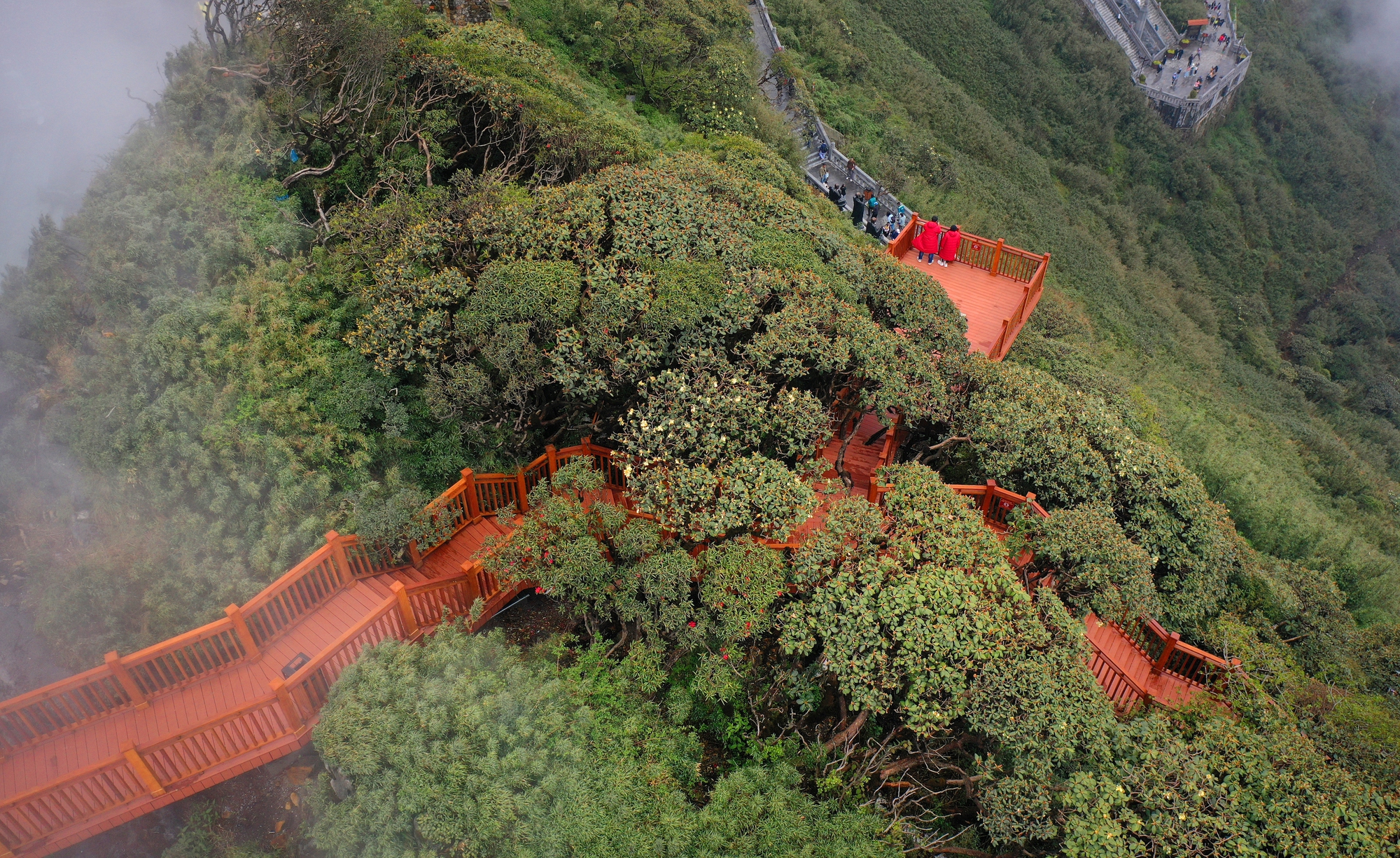Khắp nơi nắng nóng, du khách rủ nhau tới Fansipan giải nhiệt - Ảnh 5. Khắp nơi nắng nóng, du khách rủ nhau tới Fansipan giải nhiệt - Ảnh 5.