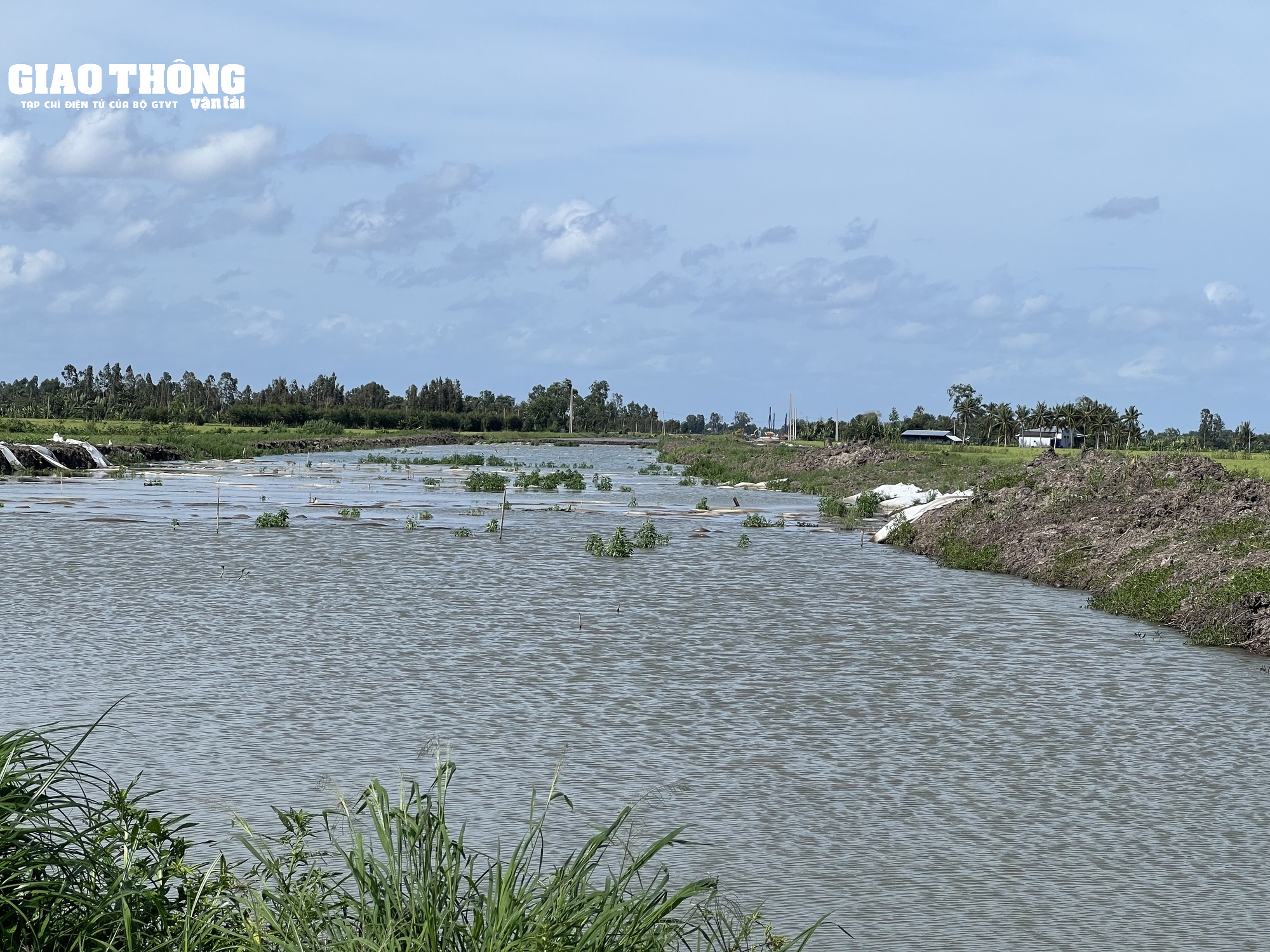 Dự án cao tốc Hậu Giang - Cà Mau chậm tiến độ do thiếu nguồn cát đắp - Ảnh 8.