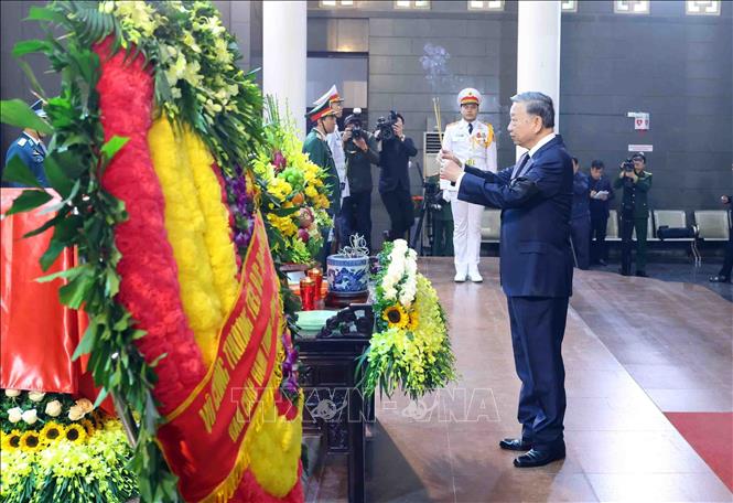 Lãnh đạo Đảng, Nhà nước viếng Đại tướng Nguyễn Quyết - Ảnh 2.