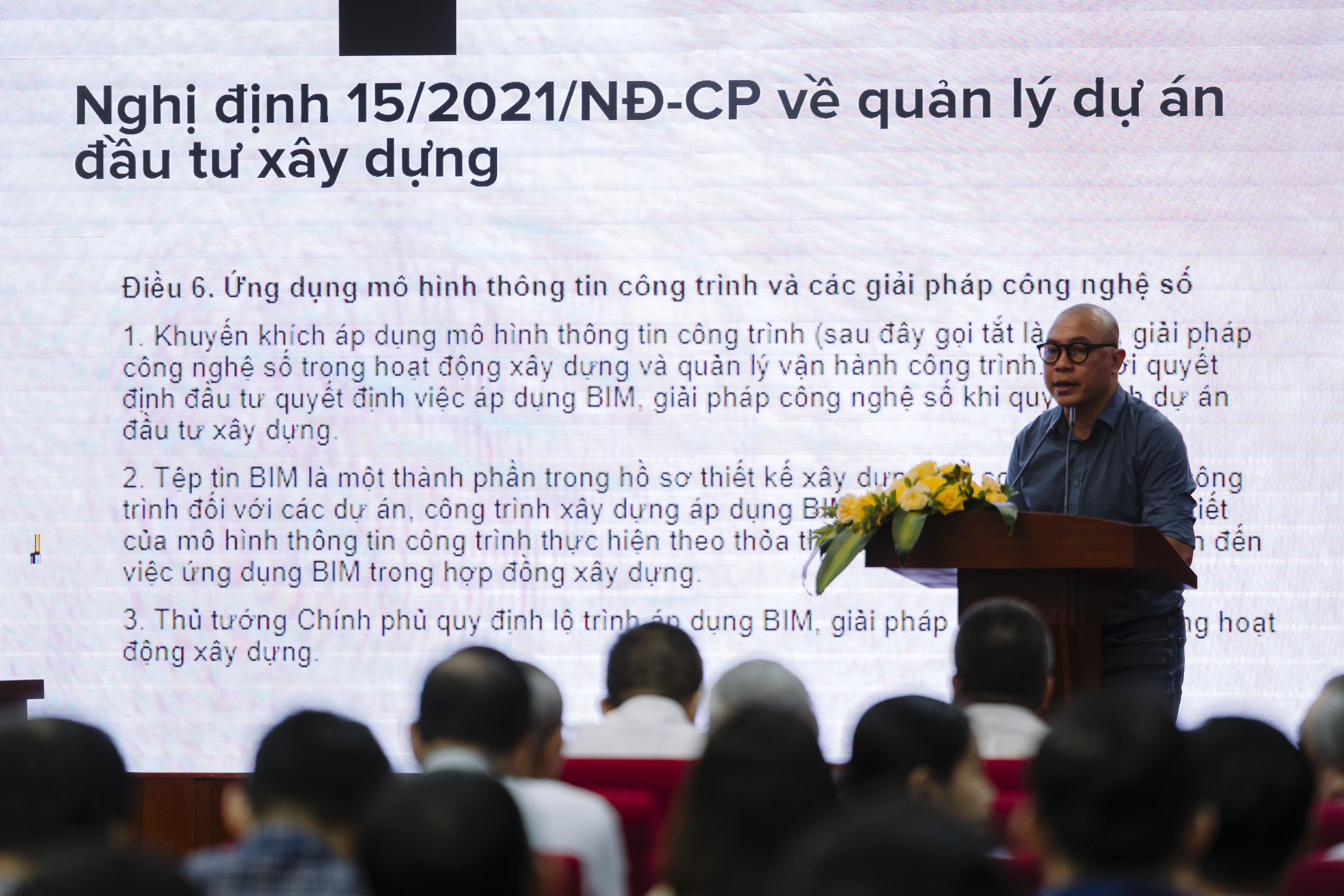 Tọa đàm Áp dụng Mô hình Thông tin công trình (BIM) cho công trình giao thông trên địa bàn TP. Hà Nội- Ảnh 4.