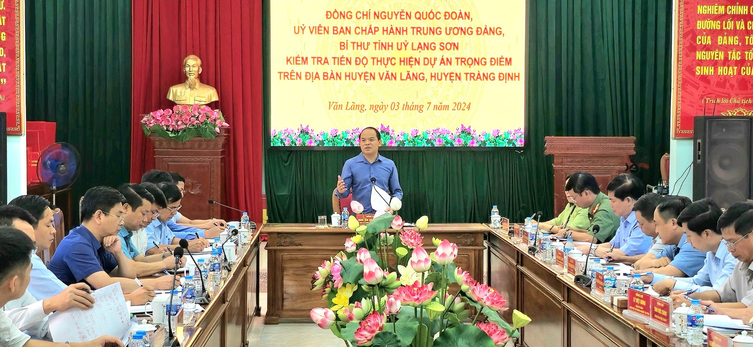 Bí thư Lạng Sơn kiểm tra hiện trường, gỡ khó cao tốc Đồng Đăng - Trà Lĩnh- Ảnh 4.