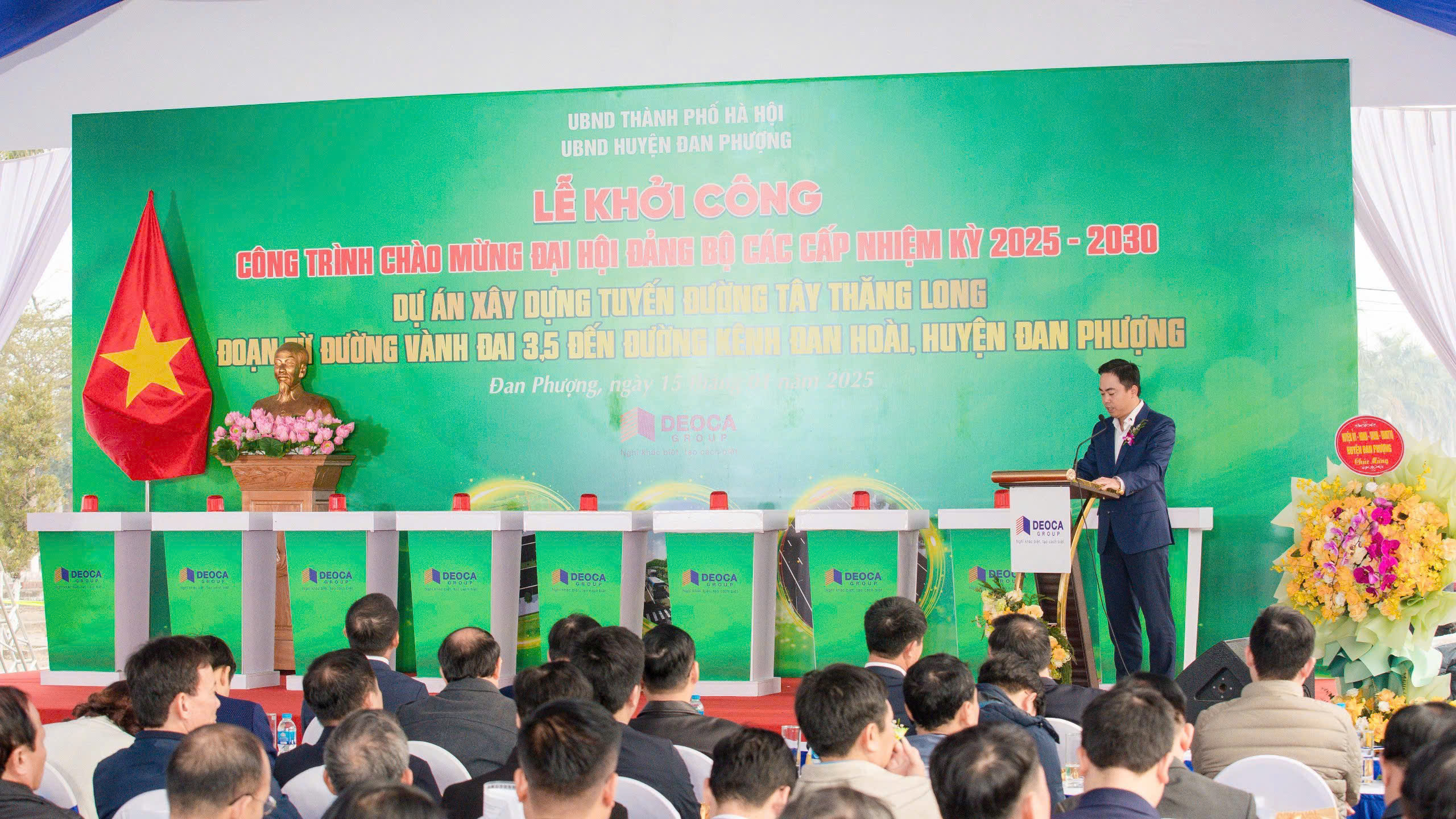 Khởi công tuyến đường gần 1.300 tỷ đồng ở Hà Nội do Đèo Cả thi công - Ảnh 2.