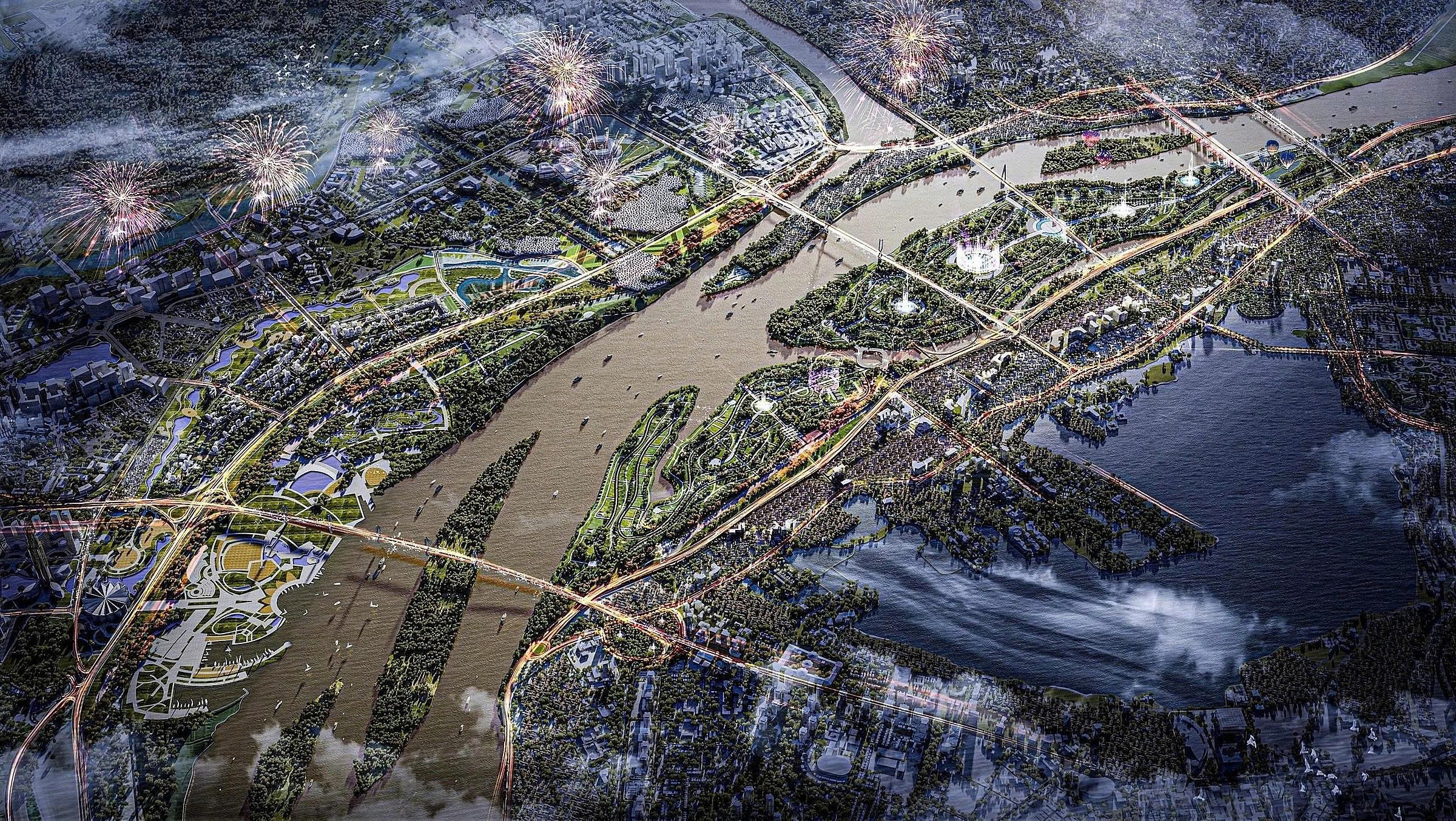 Phấn đấu khởi công dự án Trục đại lộ cảnh quan sông Hồng ngày 19/12 - Ảnh 2.