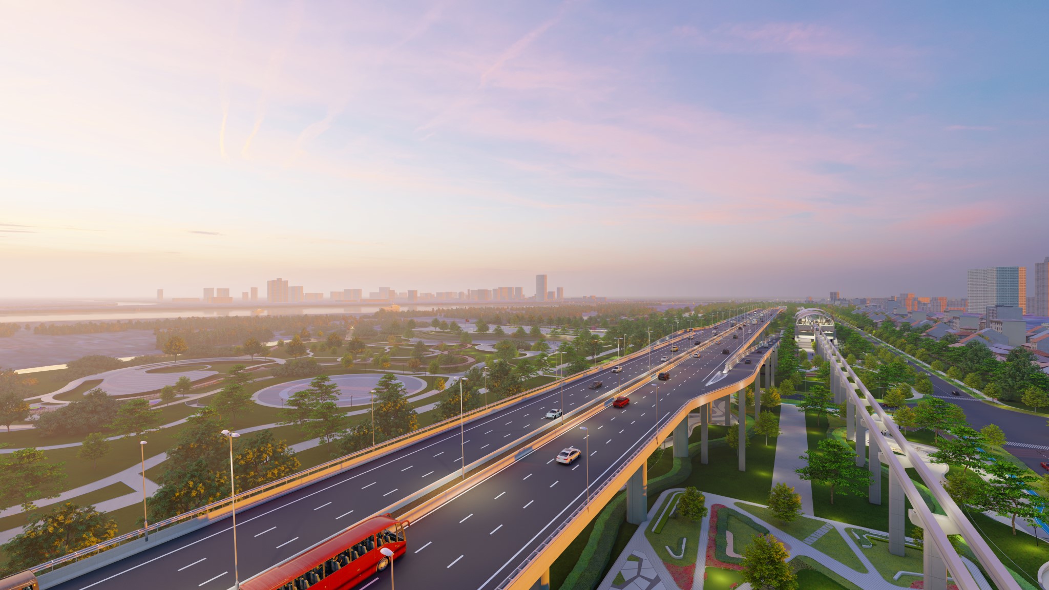 Phấn đấu khởi công dự án Trục đại lộ cảnh quan sông Hồng ngày 19/12 - Ảnh 4.