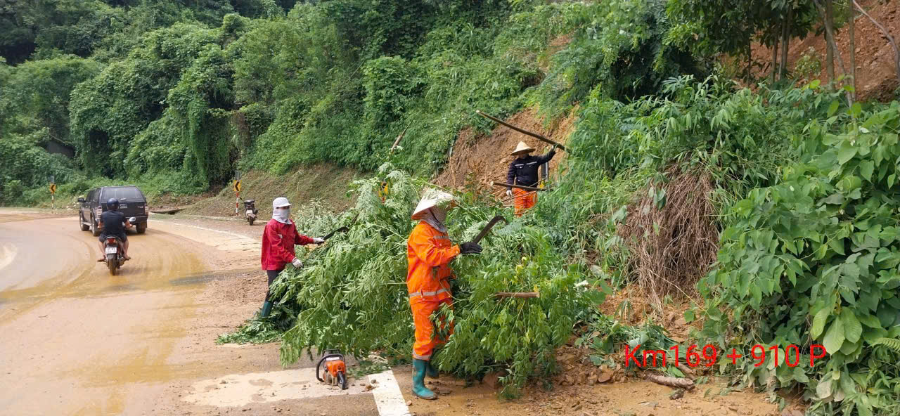 Thái Nguyên: Nhiều tuyến giao thông vẫn bị ngập nước - Ảnh 1.