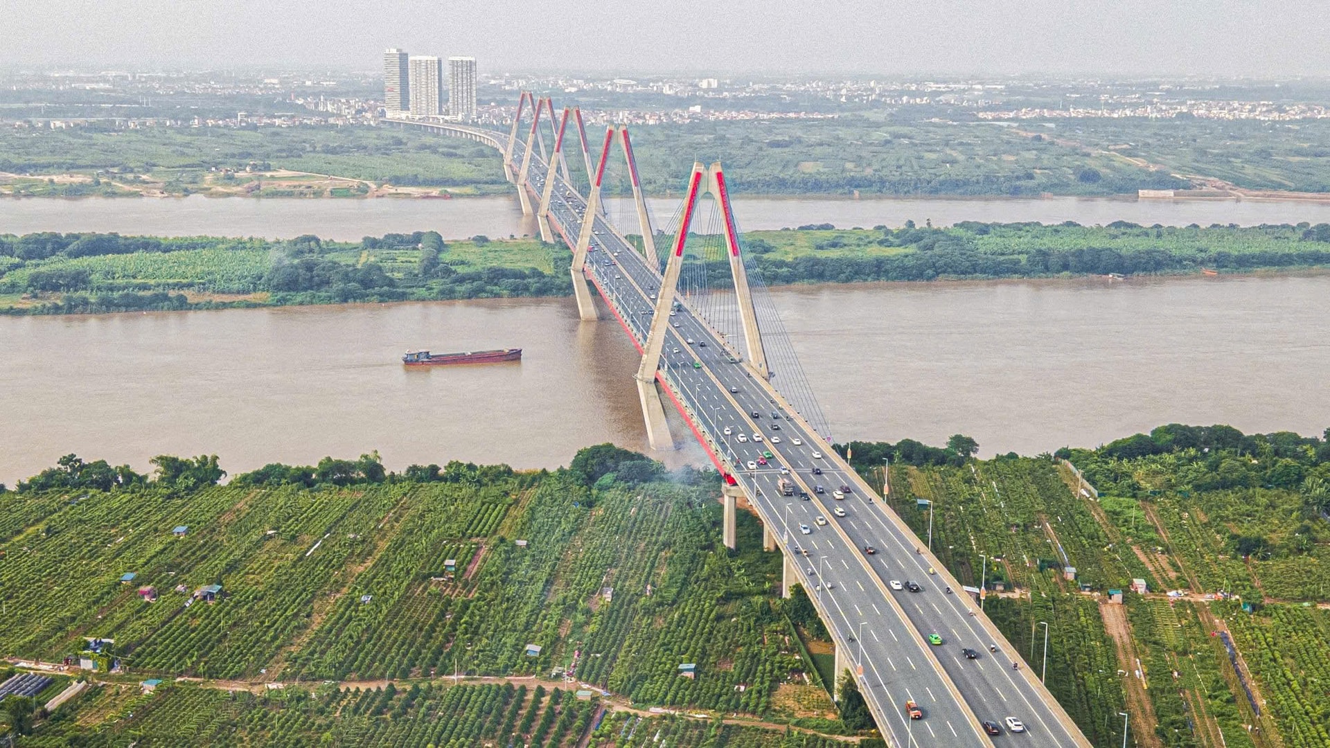 Hà Nội điều chỉnh tổ chức giao thông cầu Nhật Tân - Ảnh 1.