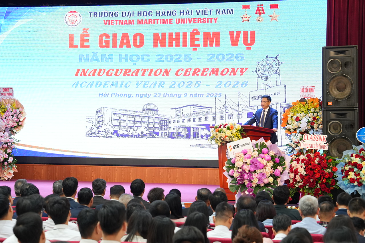 Trường Đại học Hàng hải Việt Nam chào đón gần 5.400 tân sinh viên - Ảnh 1.
