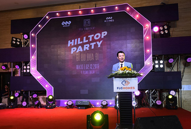 Ông Nguyễn Hoài Sơn phát biểu tại buổi lễ