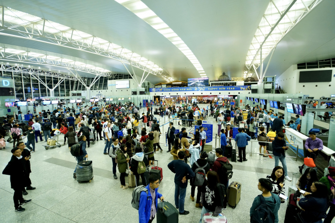 khu vực check-in T2 - Ảnh Phan Công