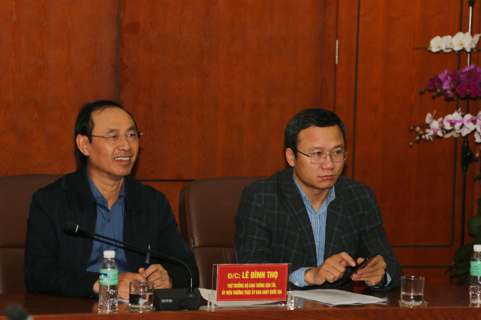 Thứ trưởng và ông Khuất Việt Hùng yên tâm về công 