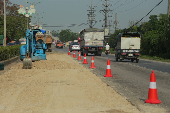 Công tác thi công sửa chữa được triển khai nhanh chóng, khẩn trương theo đúng tinh thần chỉ đạo của Tổng cục ĐBVN.
