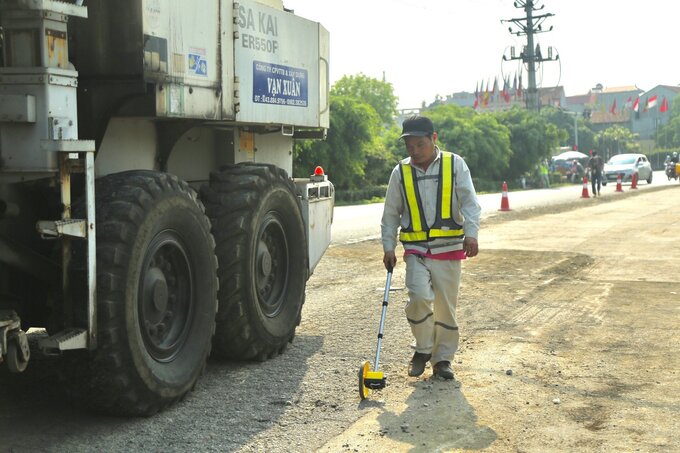 Dự kiến việc sửa chữa, cải tạo chất lượng mặt đường từ đoạn Km21+600 – Km23 trên tuyến QL2 sẽ được hoàn thành trước ngày 11/4.