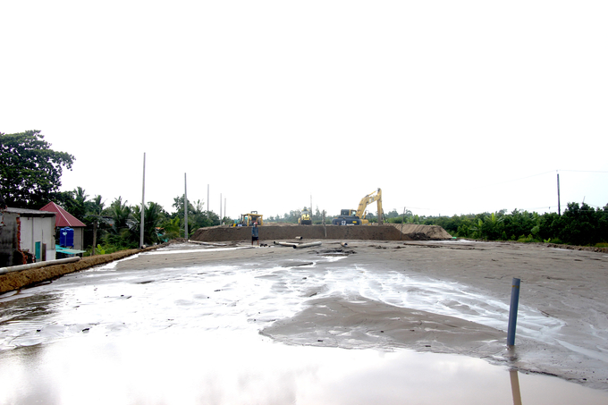 Công tác gia tải, cắm bấc thấp quyết định lớn đến chất lượng dự án