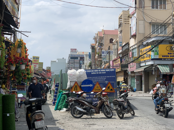 Khu vực chợ Thủ Đức của dự án