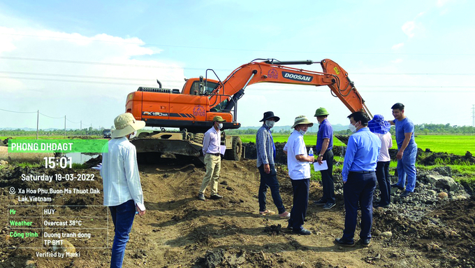 Lực lượng chức năng tập trung công tác giải phóng mặt bằng