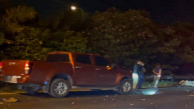 Vụ tai nạn trên Đại lộ Thăng Long do người điều khiển xe máy vi phạm Luật GTĐB