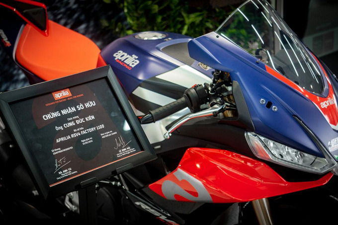 Aprilia RSV4 Factory có sức mạnh đạt 217 mã lực

