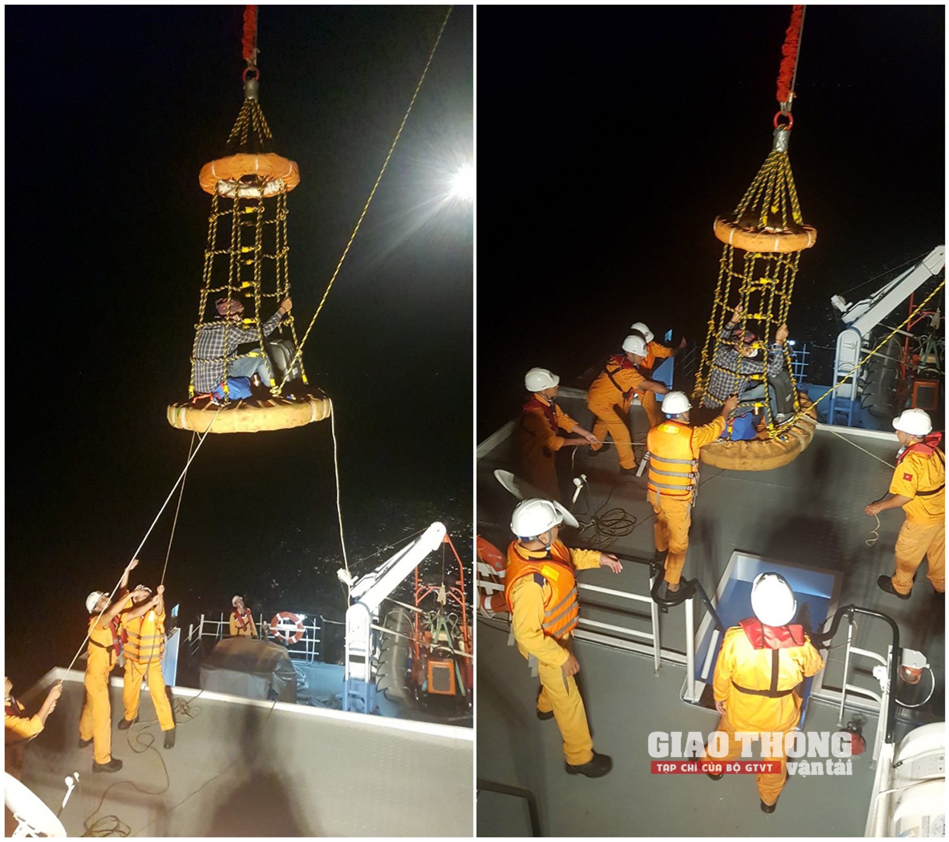 Cận cảnh tàu cứu hộ SAR 413 cứu hộ thuyền viên Ấn Độ