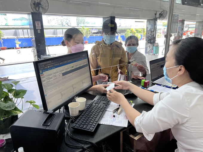 Hành khách được phục vụ một cách nhanh chóng