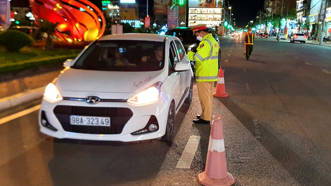 Lực lượng chức năng tỉnh Bắc Giang tăng cường kiểm tra, xử lý nghiêm người điều khiển phương tiện giao thông mà trong máu và hơi thở có nồng độ cồn hoặc có chất ma túy.