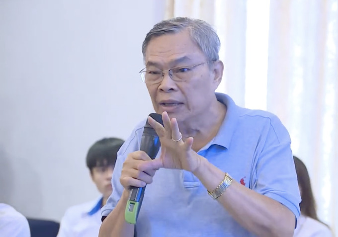 Ông Lê Trung Tính phát biểu tại hội thảo