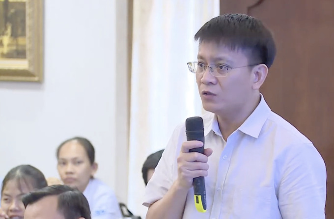 Ông Lê Đỗ Mười - Viện trưởng Viện Chiến lược và phát triển GTVT (Bộ GTVT) nêu giải pháp phát triển loại hình VTHHCC.