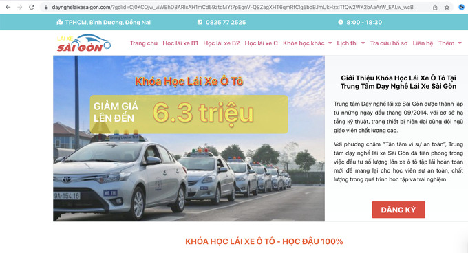 Tràn làn các chiêu trò, hình thức quảng cáo học bằng lái xe ô tô giá rẻ, học đậu 100%. 