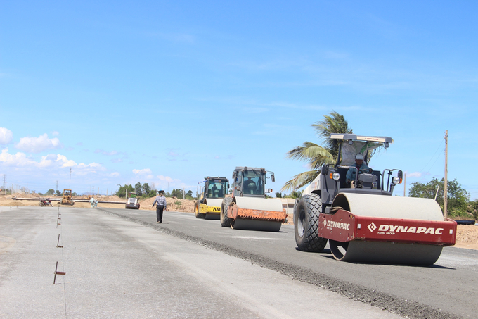 Khu vực điểm cuối cao tốc Vĩnh Hảo - Phan Thiết đoạn kết nối vào nút giao cao tốc Phan Thiết - Dầu Giây