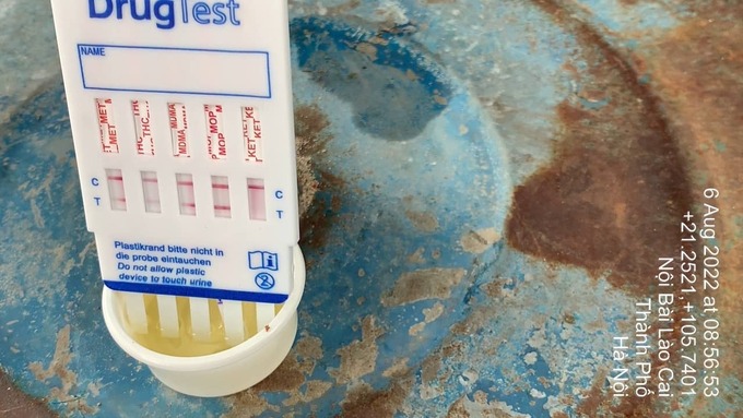 Test nhanh cho ra kết quả lái xe dương tính với ma tuý trên tuyến cao tốc Nội Bài- Lào Cai.