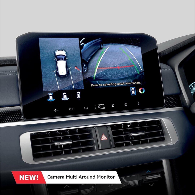 Xpander Cross 2023 còn được bổ sung thêm camera 360 độ.