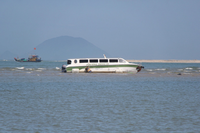 phương tiện Phương Đông 05 bị chìm hôm 26-2 khiến 