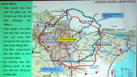 Đường vành đai 5: Tuyến giao thông tròn khép kín vùng thủ đô 1
