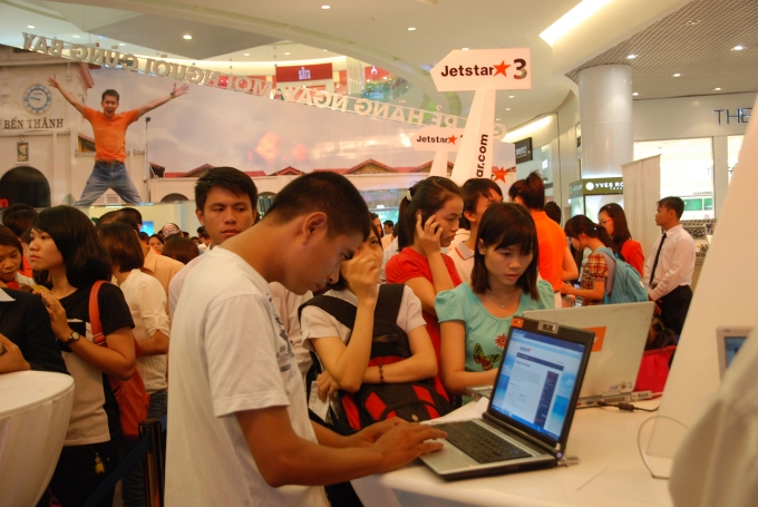 săn vé qua mạng đang ngày càng thu hút sự quan tâm