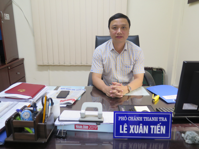 Phó Chánh thanh tra Sở GTVT Hà Nội Lê Xuân Tiến.jp