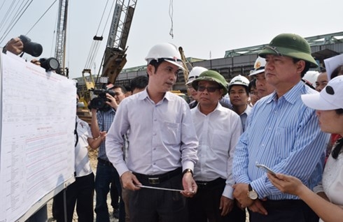 Bộ trưởng Đinh La Thăng kiểm tra Dự án nâng cấp, m