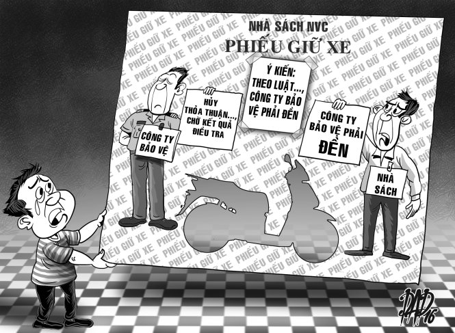Gửi xe, mất ai đền