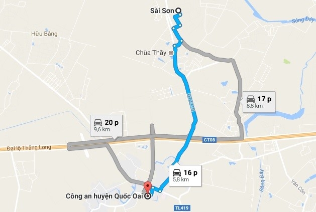 Trung úy công an bị nhóm người trên taxi đ
