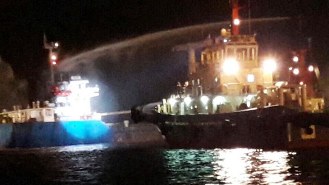 Cháy tàu chở hơn 4.600 tấn ngô