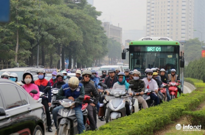 Giờ nào đi vào làn xe buýt BRT sẽ bị phạt