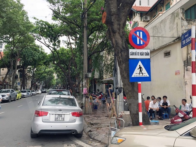 Đỗ xe chẵn lẻ theo ngày ở Thi Sách